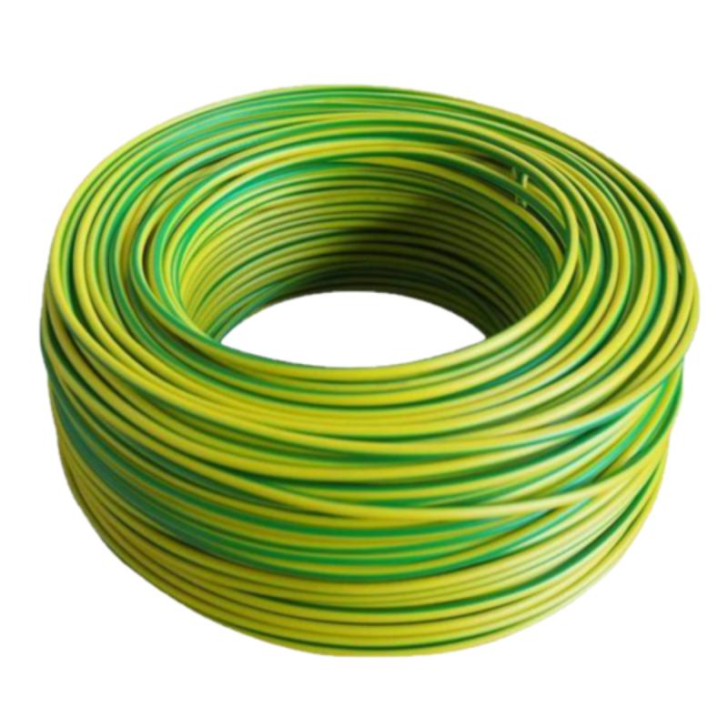 Evin 2.5mm Single Core Wiring Cable-Green/Yellow